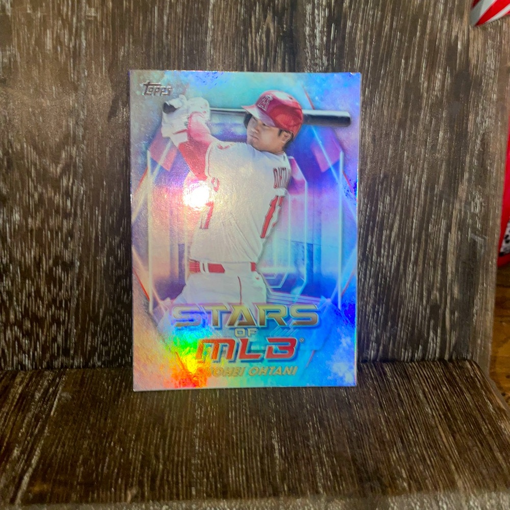 Shohei Ohtani Baseball Card Holo Stars of the MLB